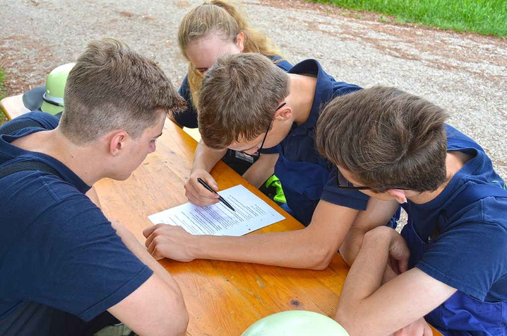 Jugendleistungsmarsch in Ebenhausen